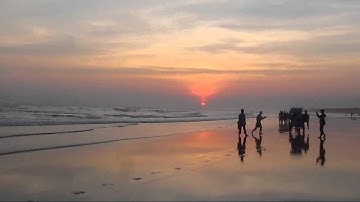 Sunset at Parangtritis Beach