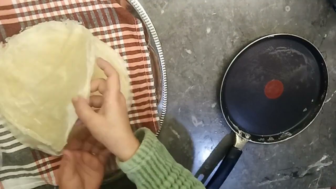 طريقة تحضير ورقة بسطيلة بابخار  على يد في منزل وناجحة 100 %