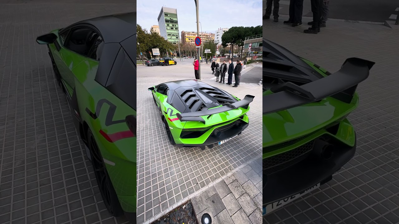 Aventador SVJ COLD START & REVS!!