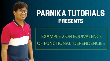 L 45: Example 2 on equivalence  of functional dependencies