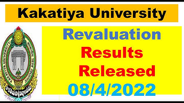 Kakatiya University Results 🔥 || Kakatiya University Updates