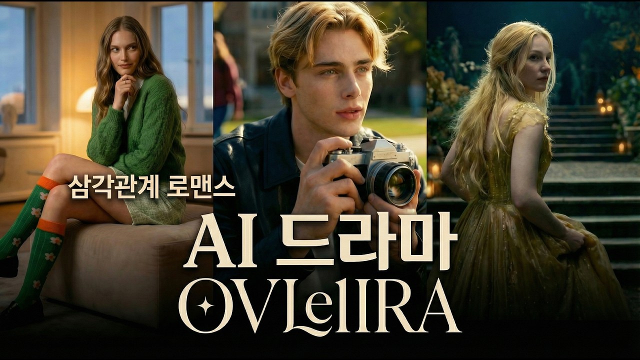 이게 AI라고? 넷플릭스인 줄 알았는데 100% 자체 제작 패션 드라마 예고편 (feat. OVLR)