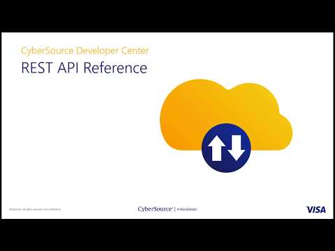 Cybersource Developer Center – REST API Reference