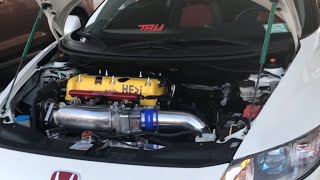 Testing out the Werksjdm Mugen CRZ with K24 k20 swap. Hondata skunk2racing street car