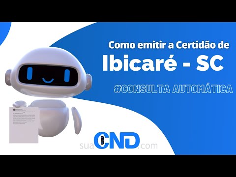 Como emitir a certidão negativa municipal de Ibicaré em apenas 1 minuto! :)