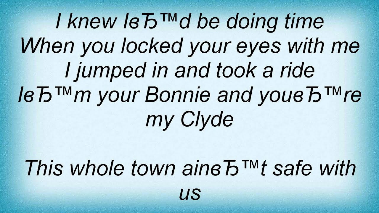 Kellie Pickler Bonnie And Clyde Lyrics YouTube Kellie Pickler Bonnie And Clyde Lyrics YouTube