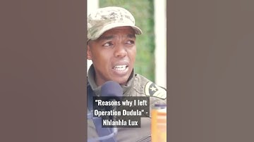 "Reasons why I left Operation Dudula" - Nhlanhla Lux