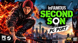 inFAMOUS: Second Son PC Port 🔥 Gameplay Walkthrough Part 1 | 4K UHD