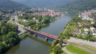 TTR236 German Railways from the air. Part 5 Mannheim, Heidelberg &amp; the Neckar