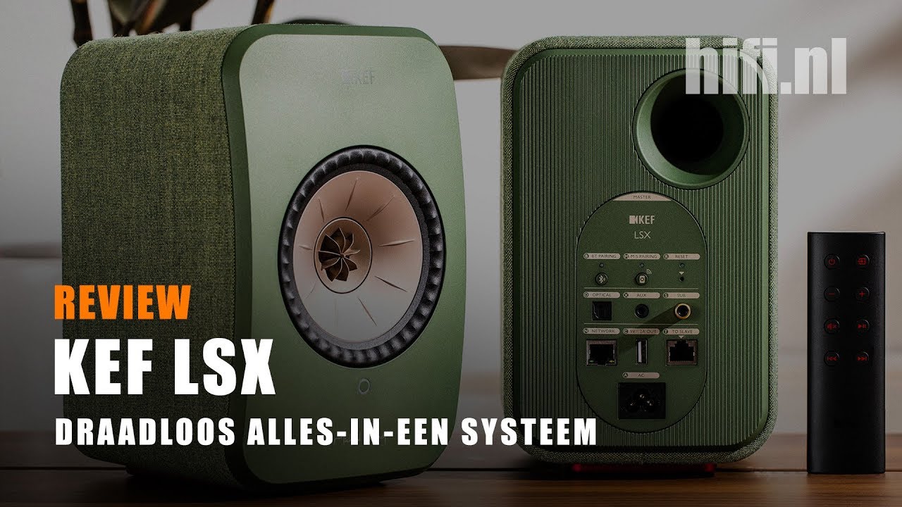 dienblad Bisschop logica KEF LSX Review - Draadloos Alles-In-Een Systeem - YouTube