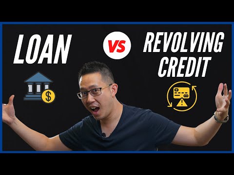 Difference Between a Loan and Revolving Credit