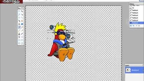 How i make my cartoon penguin (with paint.net)part 1