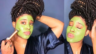 Matcha Green Tea Face Mask for Healthy Skin + Reduce Acne + Erase Blemishes