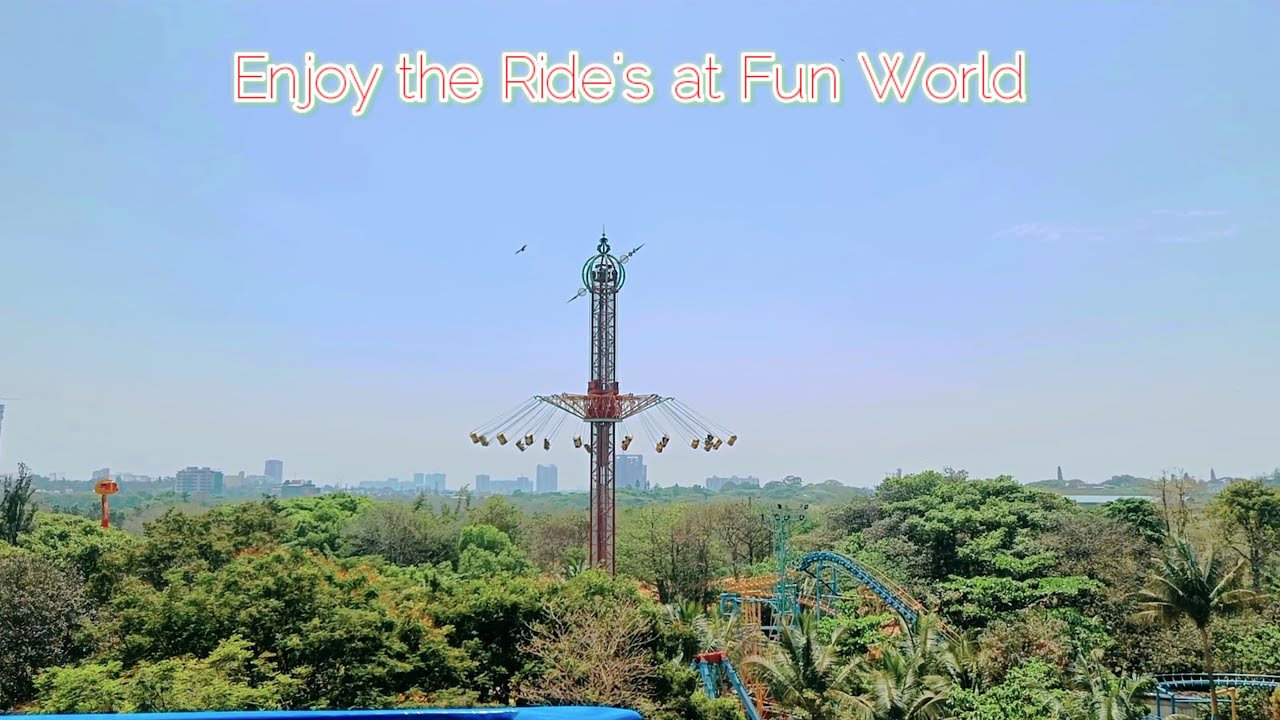 Adventurous Rides at Fun World|| Sky Drop|| Roller Coaster|| Orbit ...
