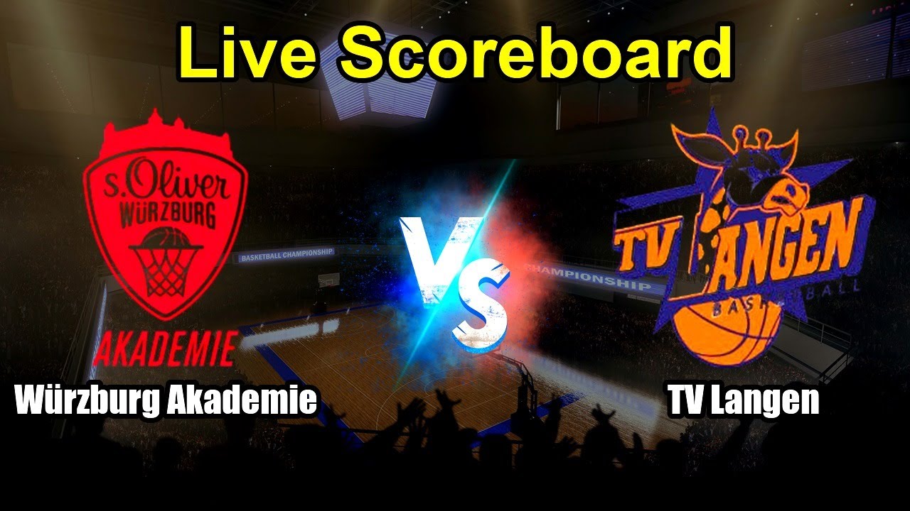 Würzburg Akademie vs TV Langen Live Score - Germany German Pro B