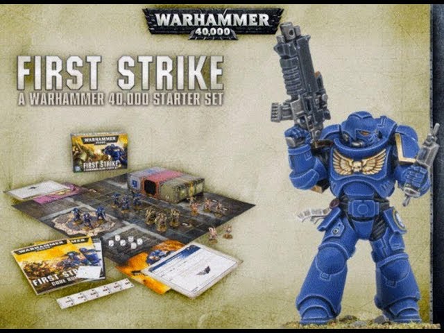 New First Strike Warhammer 40K Starter Games Workshop Ultramarines Death  Guard!!