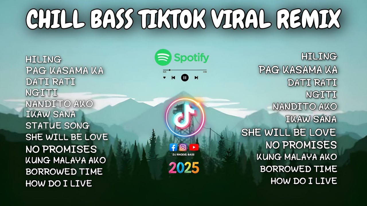 🔥BEST OF DECEMBER CHILL BASS OPM NOSTALGIC LOVE SONG ALL TIME FAVOURITE TIKTOK REMIX/DJ RHODEL BASS🔥