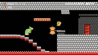 Super Mario Maker Sample Course 1-4 Remix Castle 1080 Hd