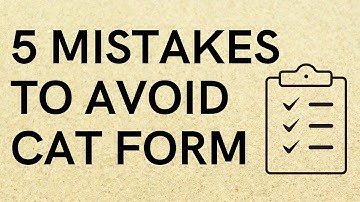 5 Mistakes to avoid for CAT 2022