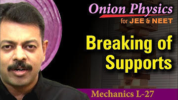 Breaking of Supports | Laws of Motion for JEE & NEET | Class 11 #OnionPhysics | Mechanics L-27