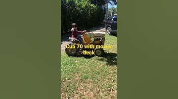 Vintage cub cadet