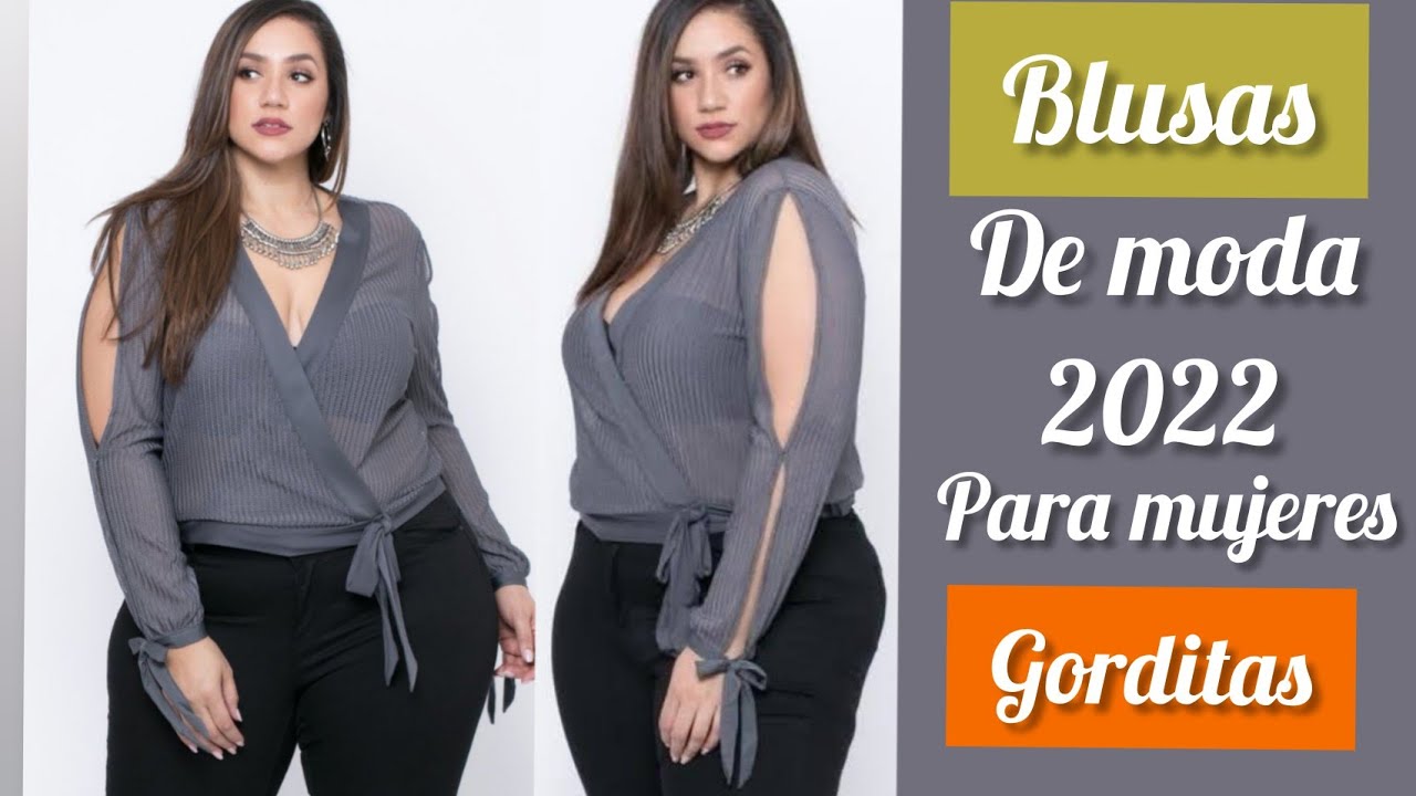 BLUSAS 2022/BLUSAS Y ELEGANTES PARA MUJERES GORDITAS MODA ZIZE - YouTube