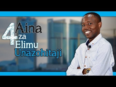 Video: Aina Za Elimu