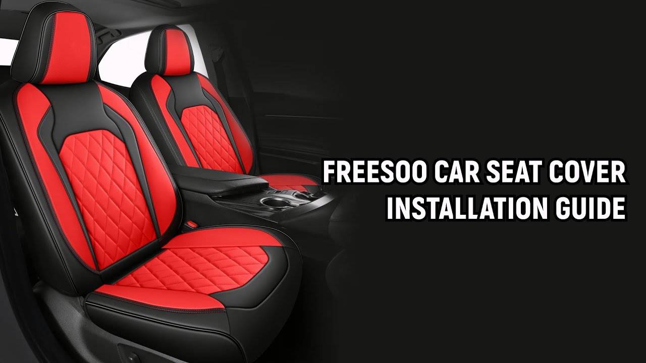 FREESOO Leather Seat Covers 5PC Full SetToyota Camry Corolla