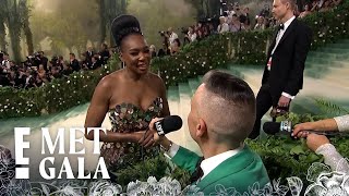 Venus Williams Shines in MARC JACOBS Mirror Dress at the Met Gala | E! Insider