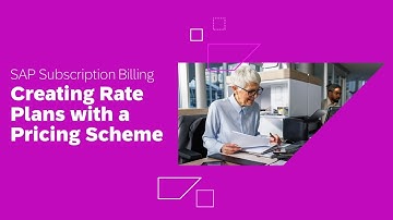 Creating Rate Plans with a Pricing Scheme in SAP Subscription Billing | Demo