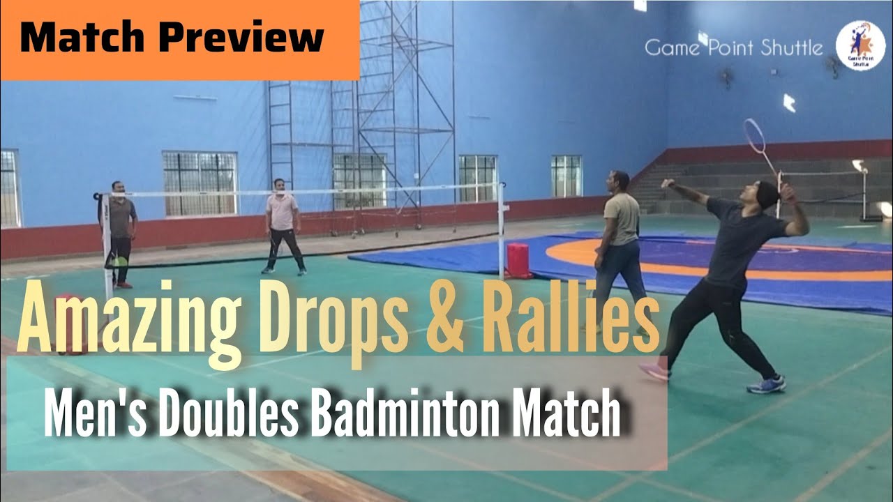 🔥Amazing Drops & Rallies 🔥🏸 Men's Doubles Badmintion 