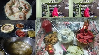 11th ramzan Sheri to iftari volg iftari special+dahi Vada+aalu chicken fry+watermelon+samosa +juice