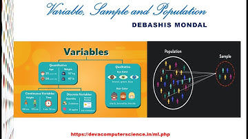 Variable, Sample and Population | statistics