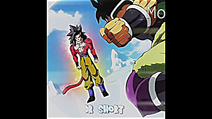 Broly Picked the Wrong Saiyan to Fight 🗿#dbgt#broly#goku#shorts