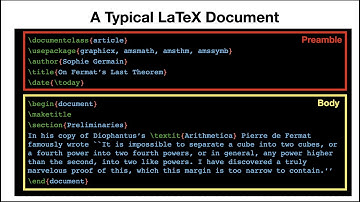 A Quick Introduction to LaTeX