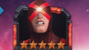 MARVEL: Contest of Champions (iOS/Android) 5 STAR CYCLOPS leveling him up PART 2
