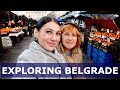 BELGRADE TRAVEL VLOG: TRADITIONAL SERBIAN FOOD market & music | TRAVEL VLOG IV
