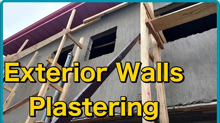 Exterior Walls Plastering-Total Cost || Building A House In Ghana || Episode 17