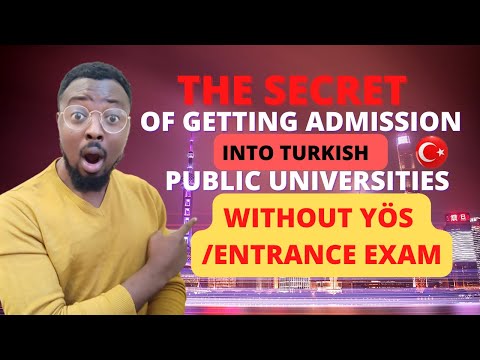 how to apply to universities in Turkey without a university entrance exam