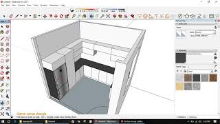 kitchen Design in sketchup 2017