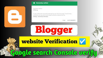 blogger site Verify Kaise kare | Google Search Console Main Verify Kaise kare | #search