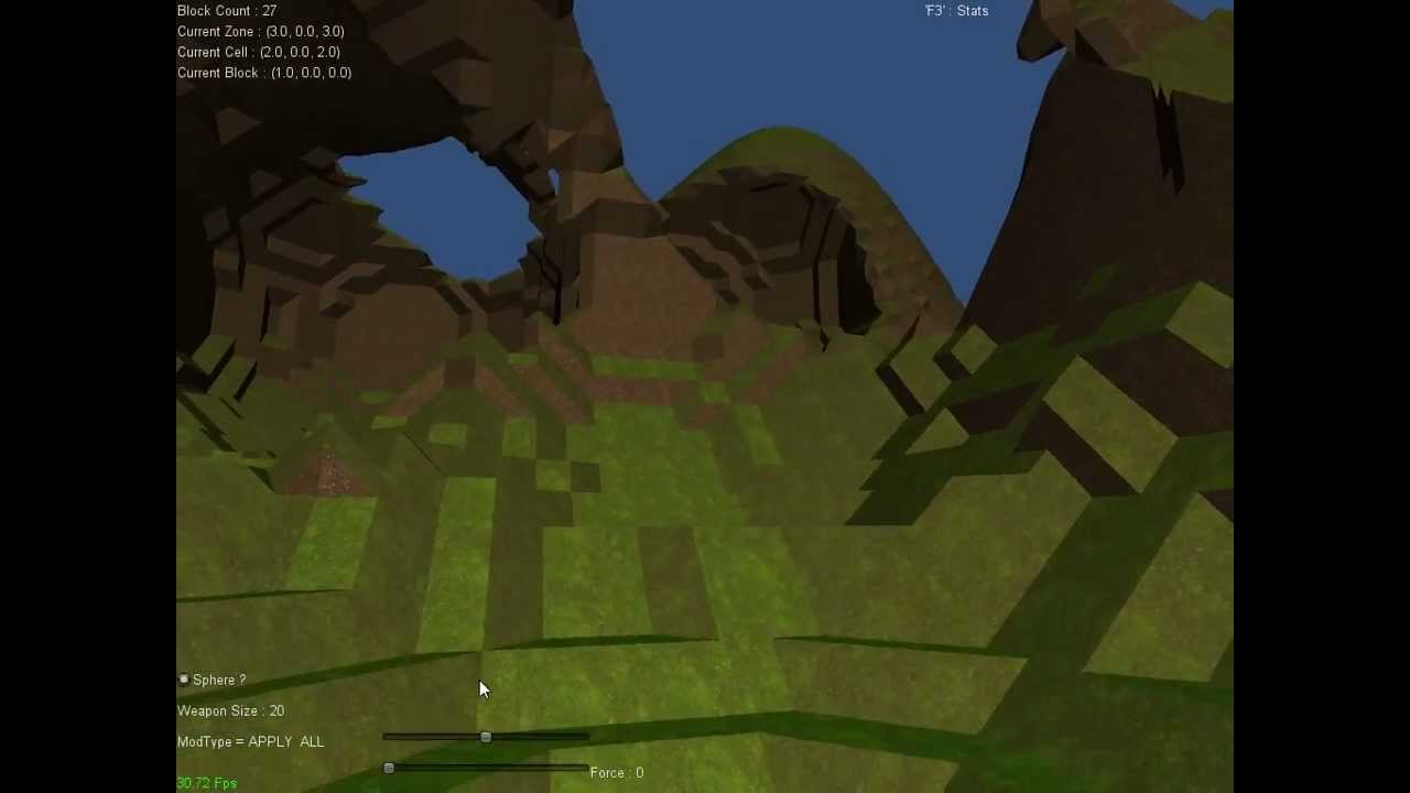 [TerrainEngine] Marching Cubes : Infinite V1 Unity3D - YouTube
