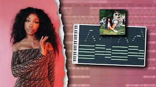 How to make a Smooth RnB Beat From Scratch for SZA (fl studio cookup/tutorial)