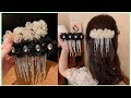 Diy beautifull barrette flowers  tutorial de costura facil  krissia jacob