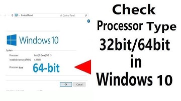 How to Check Computer Processor Type 32 Bit or 64 Bit in Windows 10 [Urdu/Hindi]