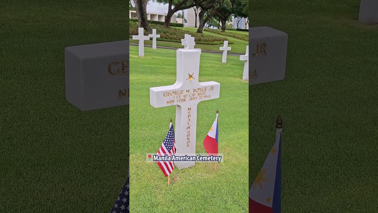 Remembering WWII Medal of Honor recipient 2nd Lt. George W. G. Boyce Jr. at Manila American Cemetery