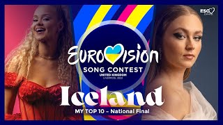 MY TOP 10 • Söngvakeppnin 2023 🇮🇸 • Eurovision Song Contest 2023