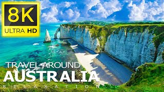 8K Australian Landscapes - Travel Around Australia with flying over Landscapes in 8K ULTRA HD(60FPS)
