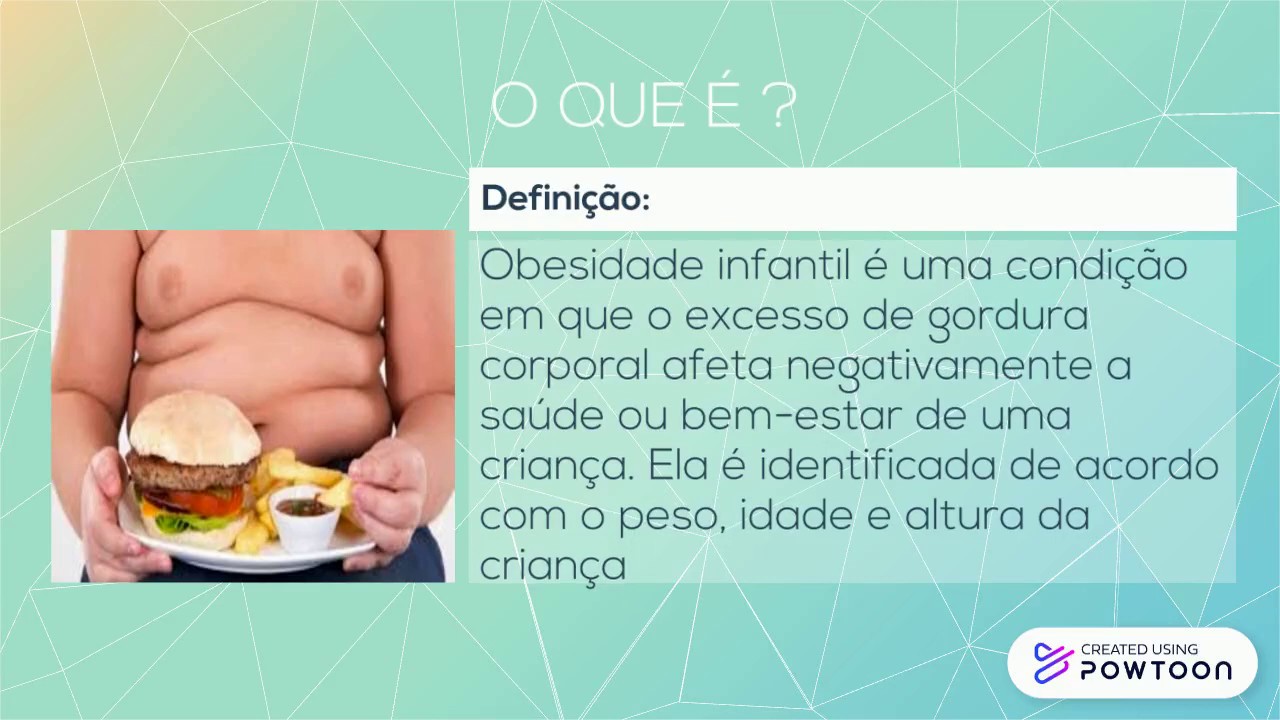 Vídeo 4 Falando sobre obesidade infantil! YouTube Vídeo 4 Falando sobre obesidade infantil! YouTube
