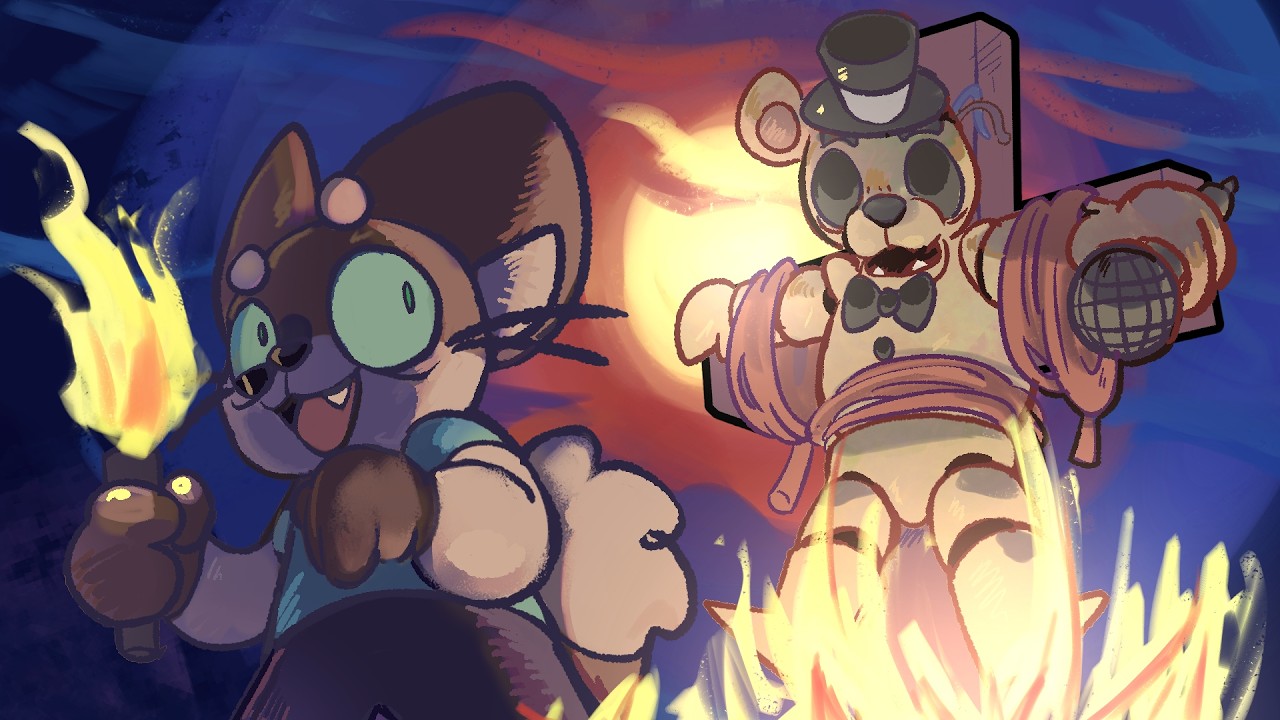 Por que parei de jogar FNAF para sempre (animação)